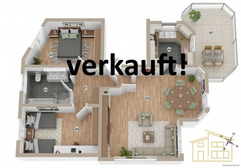 Hauptbild: Charmante 3-Zimmer-Eigentumswohnung in Gro�bettlingen - Ideal f�r Familien und Kapitalanleger